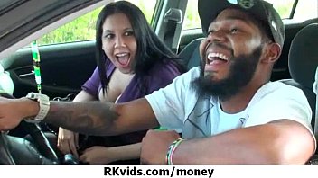 Preview 2 of Small Girl Small Pusy Big Cock - Desperate teen naked in public and fucks to pay rent 1