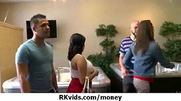 Preview 1 of Alura Jenson Sange - Desperate teen naked in public and fucks to pay rent 20