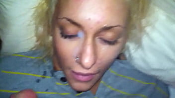 Preview 4 of Jenny Goes Nude In Public - Cumshot on Haydens face while shes s.