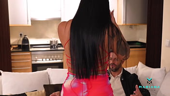 Preview 1 of Sexy Fine Latinas - FREE - After the party I invited a stranger to my apartment to destroy my pussy - Mariana Martix &amp_ Nick Moreno