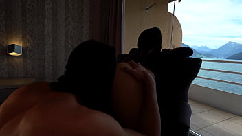 Preview 2 of Amateur Bridesmaid - Eating Her Pussy Clean and Cum All over Her beautiful ASS