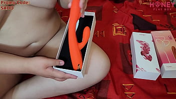 Preview 1 of Changing Cloth - I love drilling my holes with &quot_TERRI&quot_,  this vibrator dildo from Honey Play Box. Get 20% off with code: SADO