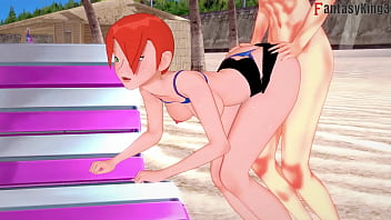 Preview 2 of Hollywod Movi - Grown Gwen Tennyson Bikini sex on the public beach 2 Ben10 | Watch the full and FPOV on Sheer &amp_ PTRN: Fantasyking3