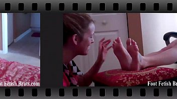 Preview 4 of Alison Tyler Taylor Vixen - Sarah pampers Sarah feet with her mouth