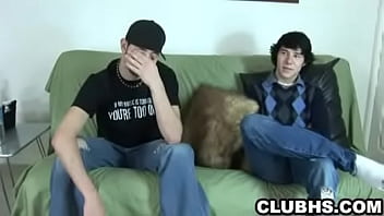 Preview 1 of Mom Fucks Son On Bath - Two horny hunks tugging on their rock hard cocksam 1