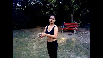 Preview 2 of Mom Asiatic - Sexy Desi Indian Girl Excercise - Boob Show