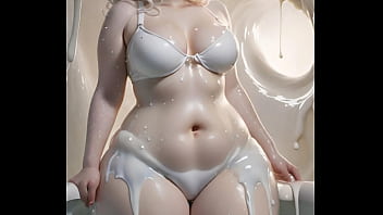 Preview 2 of Misha Cox - cum drenched thick big hip girls #5