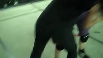 Preview 3 of Russian Sister And - Girl going for body slam.MP4