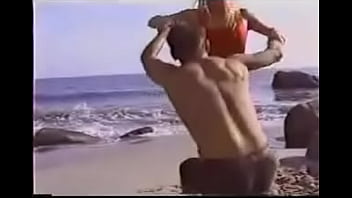Preview 1 of Boy Porn Video Downlode - Blonde carries man from beach