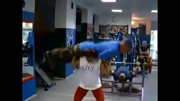 Preview 3 of Blk Hood - World&#039_s Strongest Woman Aneta Florczyk lifting a man