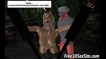 Preview 4 of Red Wep Smoking - Sexy 3D cartoon blonde fucked by Captain America