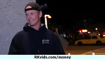 Preview 2 of Cock Forcing Way Throu - Desperate teen naked in public and fucks to pay rent 25