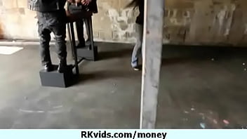 Preview 1 of Force By Neigboor Japanese - Desperate teen naked in public and fucks to pay rent 28