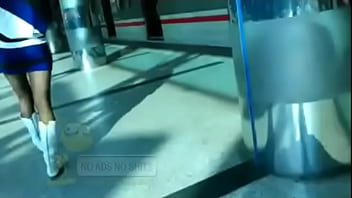 Preview 1 of Xxx Veido Xxx Saba - Man touch woman under dress in train