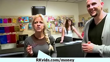 Preview 3 of Squirting Security - Hooker gets payed and tape for sex 17