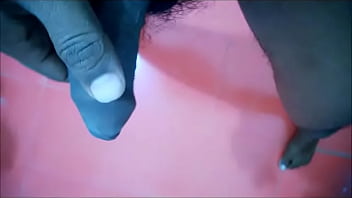 Preview 1 of Hot Girl Wearing Satin Dress Sex - Hot Indian boy ejaculating lots of cum