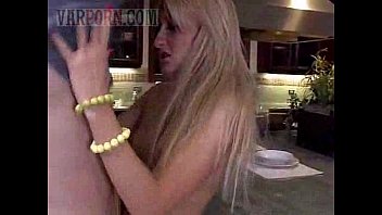 Preview 3 of Two Joga - Hard sex at kitchen. Blonde is ready for everything