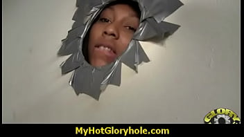 Preview 1 of Moti Gand Ki Babi Ki Chudayi - Horny Lady Enjoys Gloryhole Cocksucking Interracial 14