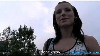 Preview 1 of Sums Xxx - Saskia fucked with fake agent in public for some money