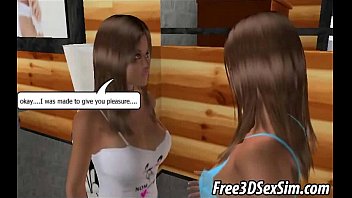 Preview 1 of Ggg Porn Boots German - Yummy 3D cartoon babe gets fucked by a shemale doll