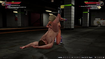Preview 2 of Xnxx Dog Gaill - Nelly vs. Ethan II (Naked Fighter 3D)