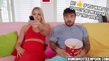 Preview 2 of Alura Cinsin - Nade wanted to watch a movie with his stepsister