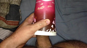 Preview 2 of Boy Dude - Mineirinho testando bucetinha artificial caseira