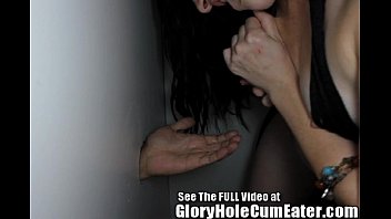 Preview 4 of Drunk Toilet - Lactating Cum Eater Fucks in Glory Hole!