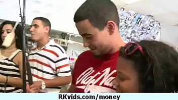 Preview 1 of Next Door Ass - Desperate teen naked in public and fucks to pay rent 15