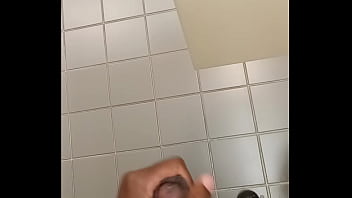 Preview 3 of Walsall Slag - Stroking inside the library bathroom 6