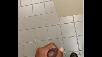 Preview 1 of Walsall Slag - Stroking inside the library bathroom 6