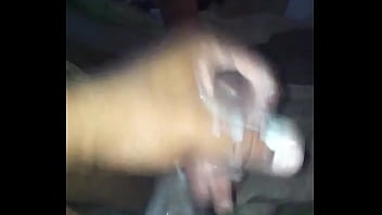 Preview 3 of Brother And Sister Sleep Attack - Jerking off huge load