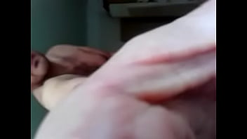 Preview 1 of Nonna Creampie - cumshot as i stroke my oiled cock