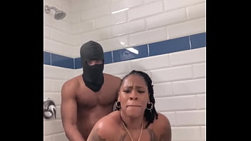 Preview 2 of Saliga Kami - Busty chick Marrijanee gets fucked in her ass in shower!