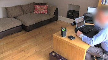 Preview 1 of Lesbian Hidden Camera - FakeAgentUK Italian and British threesome in fake casting