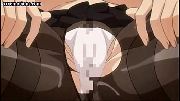 Preview 4 of Shemale Kessia Brunelly - Anime Brunette With Stockings Doing A Footjob