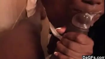Preview 4 of Asian Milfy - Hot black girlfriend sucking