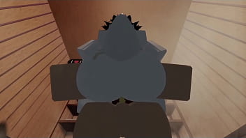 Preview 3 of Cum Shot 50 - My friend and I went to a sauna,  but we can&#039_t hold back our desire to fuck... - Roblox