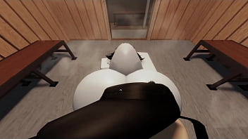 Preview 4 of Cum Shot 50 - My friend and I went to a sauna,  but we can&#039_t hold back our desire to fuck... - Roblox