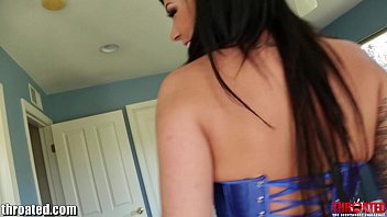 Preview 1 of Leah Fslcon - Karmen Karma is a natural gagging machine!
