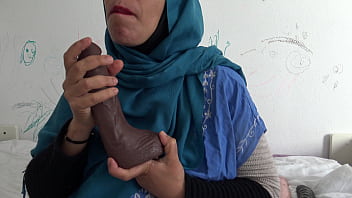 Preview 3 of Big Tits 3d Milk - hot algerian arab cuckold wife living in France
