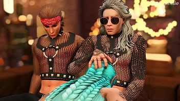 Preview 3 of Download Crazier - Rockstar Astarion and Halsin double penetrate horny Tav - sims 3 - Baldur&#039_s gate III - 3D animation