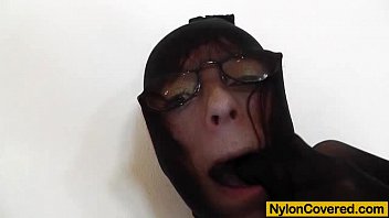 Preview 2 of Cannot Play Video - Nylon covered redhead masterbates with toys