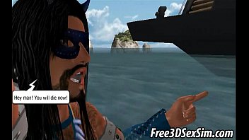 Preview 4 of Clplxdgqp - Yummy 3D cartoon blonde gets fucked on a boat