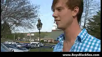 Preview 3 of Johnny Sins Sex In The Mornin - Black gay boys fuck white young dudes hardcore 15