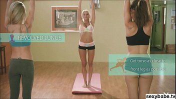 Preview 3 of Ittlian Xxx Video - Hot Playboy babes doing nude yoga