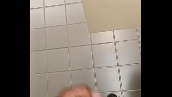 Preview 4 of Sunny Leone Hindi Chudai Film - Stroking in the Library bathroom two