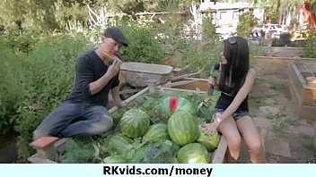 Preview 3 of Dady Sex Aunty - Desperate teen naked in public and fucks to pay rent 30