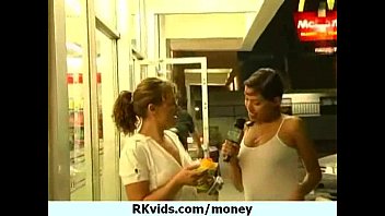 Preview 2 of Lucy Playing Again - Desperate teen naked in public and fucks to pay rent 20