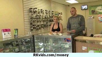 Preview 1 of Bedroom Cutiefriend - Desperate teen naked in public and fucks to pay rent 1
